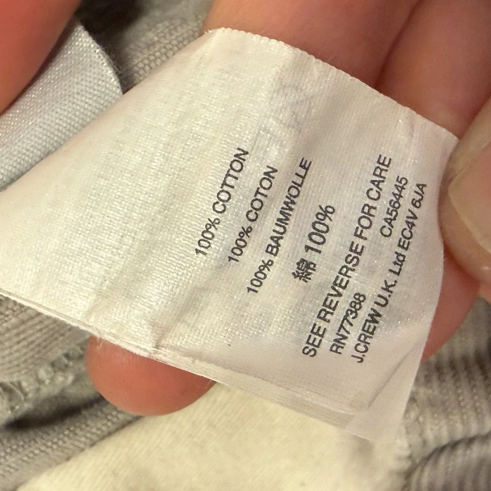 J. Crew‎ Men's Gray Corduroy Straight Leg Pants Style 770 Size 34x30